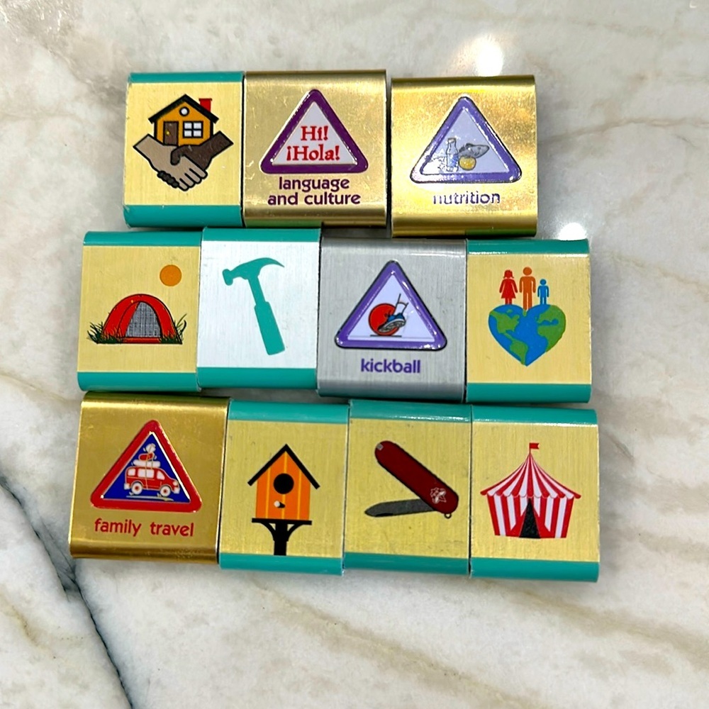 All-Cub Scout- adventure belt loops ( 11 in total)